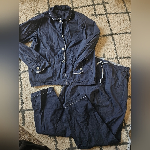 The Sleep Code 2 Piece Organic Cotton Pajama Set Large - Picture 2 of 7